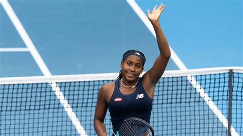 Coco Gauff through to the quarterfinals at the Auckland Tennis Classic